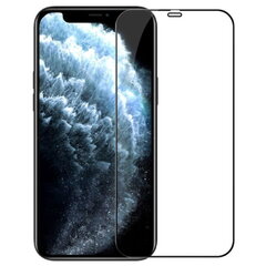 LCD kaitseklaas MyScreen Diamond Edge Full Glue Apple iPhone 12 Pro Max must цена и информация | Защитные пленки для телефонов | hansapost.ee