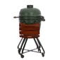 Keraamiline grill TunaBone Kamado classic M, 55 cm, roheline цена и информация | Grillid | hansapost.ee