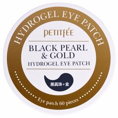 Petitfee Black Pearl & Gold Hydrogel Eye Patch Silmapadjad, 60 tk hind ja info | Näomaskid ja silmamaskid | hansapost.ee