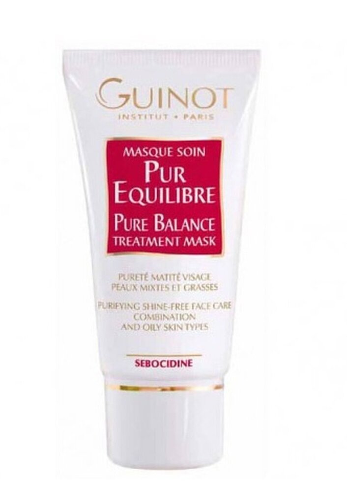 Puhastav näomask rasusele nahale Guinot Pure Balance 50 ml цена и информация | Näomaskid ja silmamaskid | hansapost.ee