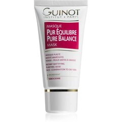 Очищающая маска для лица для жирной кожи Guinot Pure Balance 50 мл цена и информация | Маски для лица, патчи для глаз | hansapost.ee