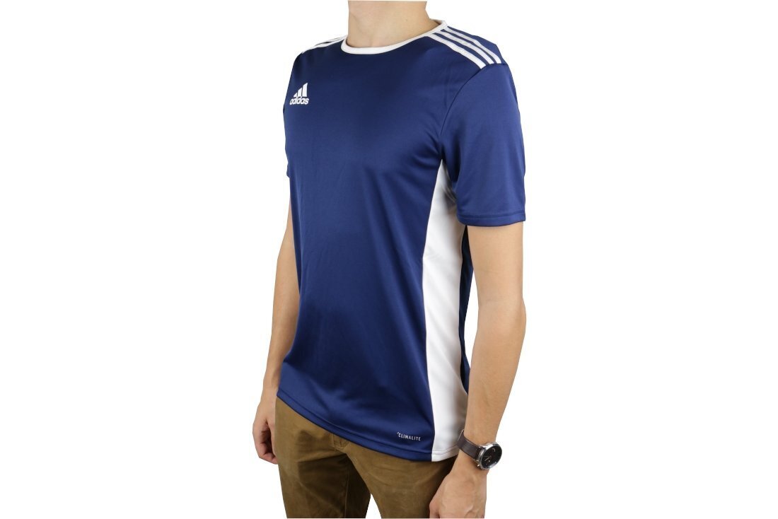 Meeste spordisärk Adidas Entrada 18 CF1036 (44253), sinine hind ja info | Spordiriided meestele | hansapost.ee