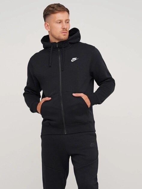 Nike meeste dressipluus NSW CLUB HOODIE, must hind ja info | Spordiriided meestele | hansapost.ee