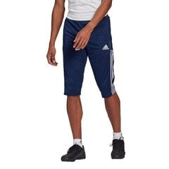 Meeste spordipüksid Adidas Tiro 21 3/4 M GH4473, sinine price and information | Sportswear for men | hansapost.ee