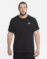 Nike футболка мужская SS M NSW Club, черная цена и информация | Мужские футболки | hansapost.ee