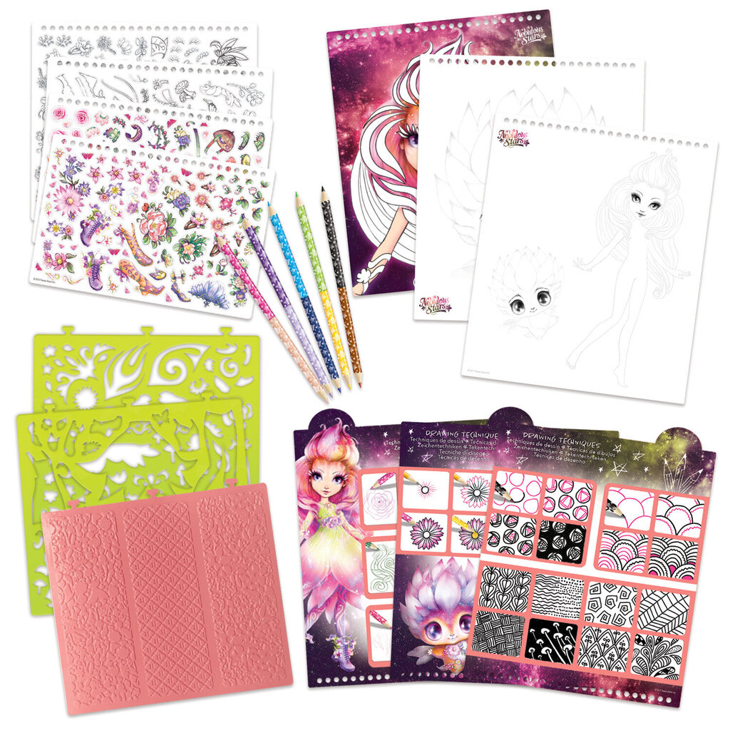 NEBULOUS STARS värvimise komplekt Sketchbook - Petulia, 11103 hind ja info | Kunstitarbed, voolimise tarvikud | hansapost.ee