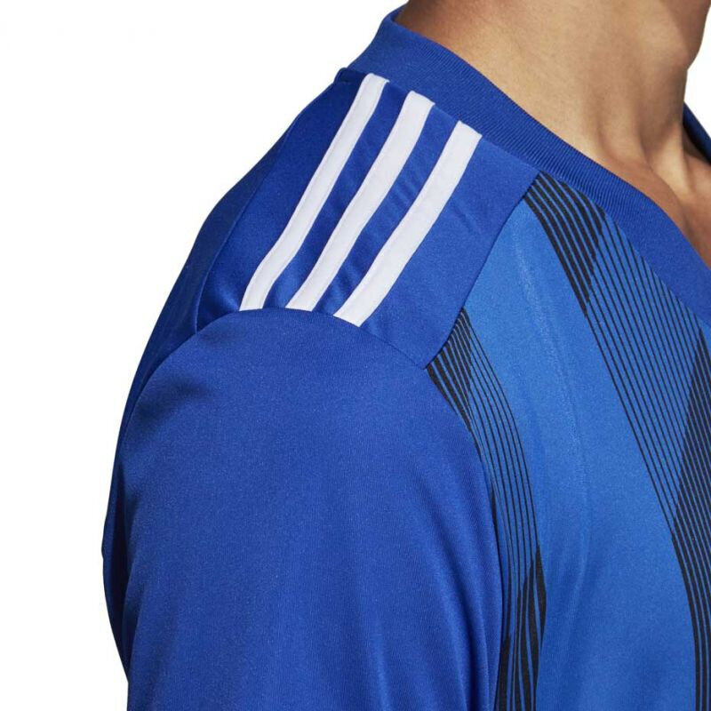 T-särk meestele Adidas Striped 19 Jersey M DP3200, sinine hind ja info | T-särgid meestele | hansapost.ee