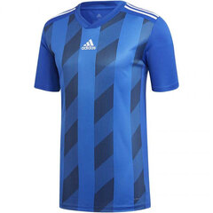 T-särk meestele Adidas Striped 19 Jersey M DP3200, sinine hind ja info | T-särgid meestele | hansapost.ee