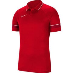 Мужская футболка Nike Polo Dry Academy 21 M CW6104 657, красная цена и информация | Мужские футболки | hansapost.ee