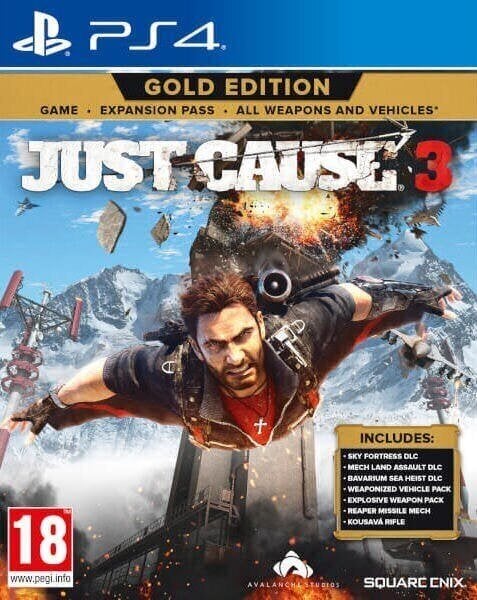 PlayStation 4 Mäng Just Cause 3 Gold Edition hind ja info | Konsooli- ja arvutimängud | hansapost.ee