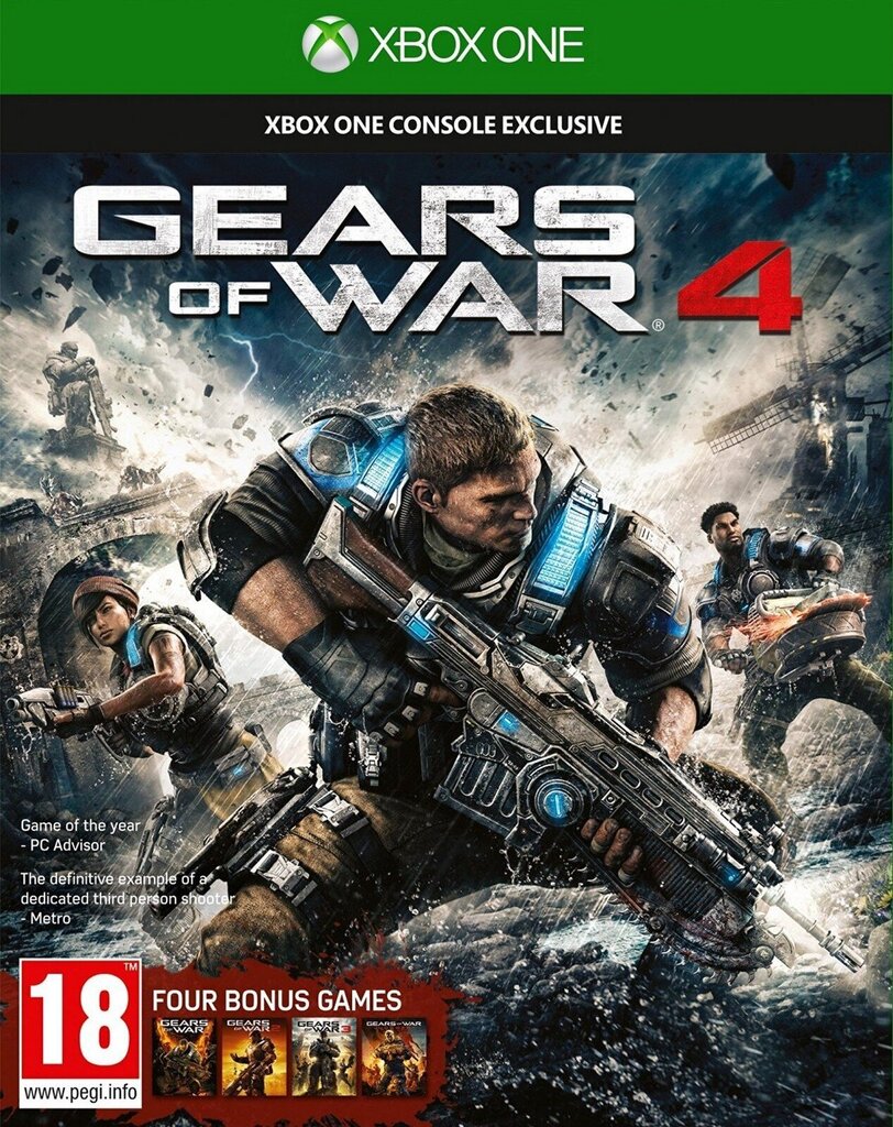 Xbox One Gears of War 4 incl. GoW Collection Digital Download hind ja info | Konsooli- ja arvutimängud | hansapost.ee