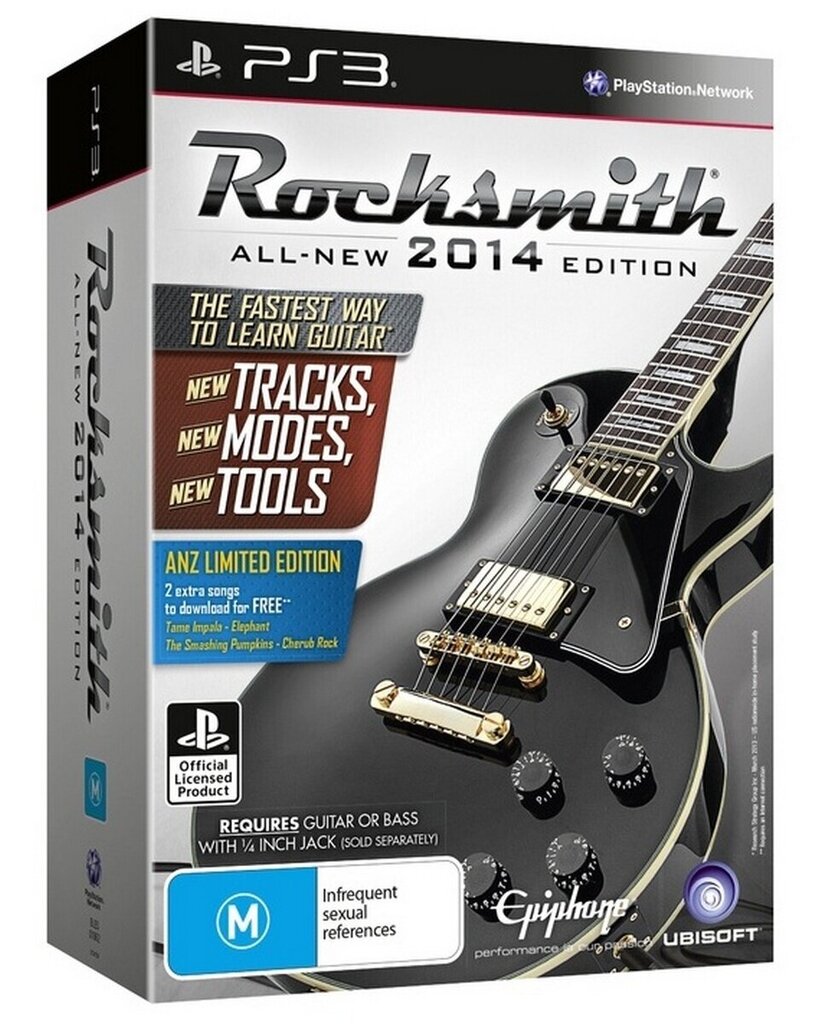 PlayStation 3 mäng Rocksmith 2014 Edition Incl. Real Tone Cable hind ja info | Konsooli- ja arvutimängud | hansapost.ee