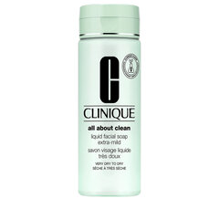 Näoseep Clinique Liquid Facial Soap Extra Mild 200 ml hind ja info | Näopuhastusvahendid | hansapost.ee