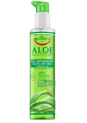 Mitsellaargeel aaloeekstraktiga Equilibra Aloe Cleansing Micellar Gel 200 ml hind ja info | Näopuhastusvahendid | hansapost.ee