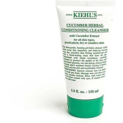 Näopesuvahend Kiehl's Cucumber Herbal 150 ml цена и информация | Näopuhastusvahendid | hansapost.ee