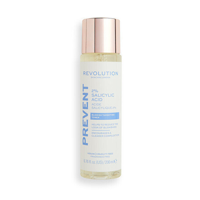 Näotoonik Makeup Revolution Skincare 2% Salicylic Acid, 200 ml цена и информация | Näopuhastusvahendid | hansapost.ee