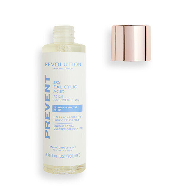 Näotoonik Makeup Revolution Skincare 2% Salicylic Acid, 200 ml цена и информация | Näopuhastusvahendid | hansapost.ee