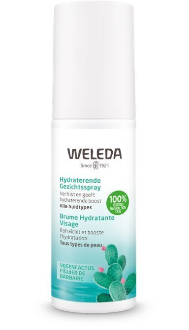 Niisutav näosprei Welda Weleda Prickly Pear Cactus 100 ml цена и информация | Näopuhastusvahendid | hansapost.ee