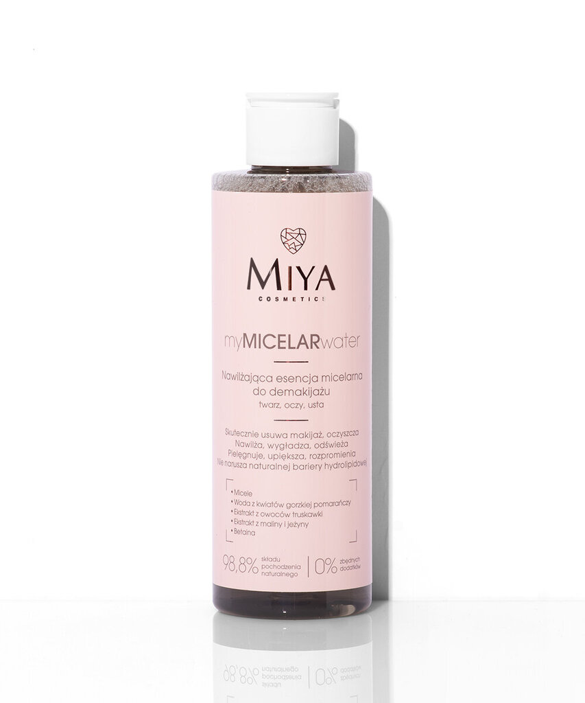 Miya Cosmetics myMICELARwater näovesi 200 ml цена и информация | Näopuhastusvahendid | hansapost.ee