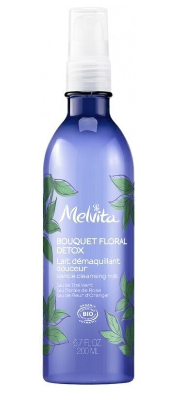 Puhastav, detoksifitseeriv näopiim Melvita Floral Bouquet, 200 ml hind ja info | Näopuhastusvahendid | hansapost.ee