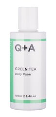 Näo toonik Q+A Green Tea, 100 ml hind ja info | Näopuhastusvahendid | hansapost.ee