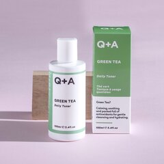 Тоник для лица Q+A Green Tea, 100 мл цена и информация | Аппараты для ухода за лицом | hansapost.ee