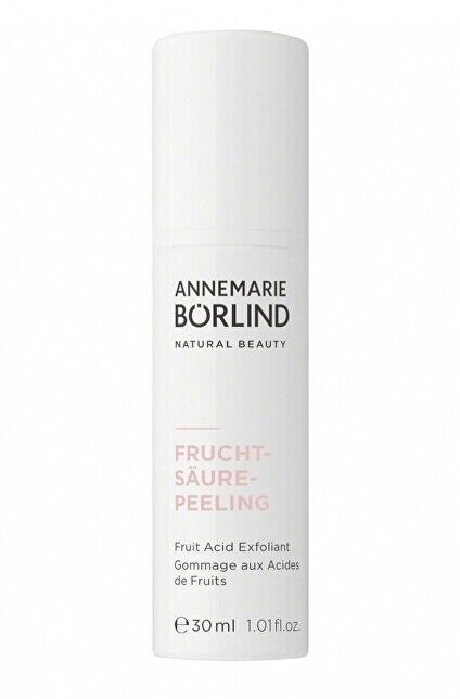 Näokoorija Annemarie Borlind Fruit Acid Exfoliant, 30 ml цена и информация | Näopuhastusvahendid | hansapost.ee