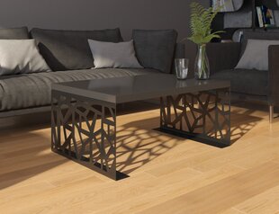 Kohvilaud Semanier, must цена и информация | ADRK Furniture Мебель для гостиной | hansapost.ee