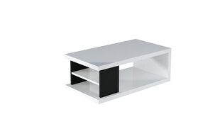 Журнальный столик ADRK Furniture Luke, белый/черный цена и информация | Журнальные столики | hansapost.ee