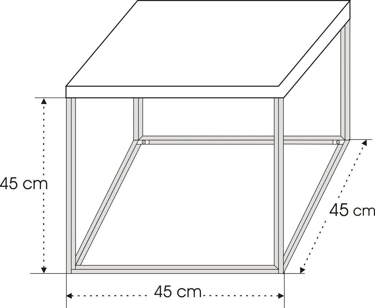 2 kohvilaua komplekt Kalune Design Atlantis, helepruun/must hind ja info | Diivanilauad | hansapost.ee