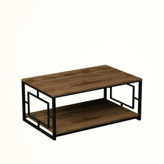 Журнальный столик Kalune Design Kelvin, коричневый/черный цена и информация | Журнальные столики | hansapost.ee
