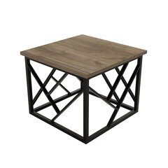 Журнальный столик Kalune Design Woda, коричневый/черный цена и информация | Журнальные столики | hansapost.ee