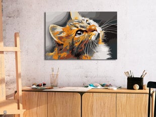 Maalimine numbrite järgi Red Cat 60x40 cm цена и информация | Живопись по номерам | hansapost.ee