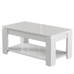 Diivanilaud Shelf, valge hind ja info | Diivanilauad | hansapost.ee