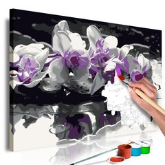 Картина по номерам Фиолетовая Орхидея 60х40 см цена и информация | Живопись по номерам | hansapost.ee