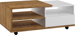 Diivanilaud Meblocross Hybrid Hyb-12 2SP, tumepruun/valge price and information | Coffee tables | hansapost.ee