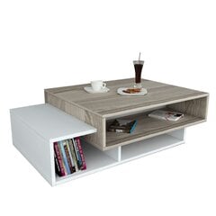 Кофейный столик Kalune Design 731(I), белый/бежевый цена и информация | Журнальные столики | hansapost.ee