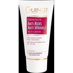 Näokreem küpsele nahale Guinot Anti Wrinkle Rich 50 ml hind ja info | Näokreemid | hansapost.ee