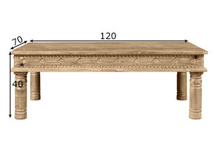 Журнальный столик Lakadee, манго цена и информация | Журнальные столики | hansapost.ee
