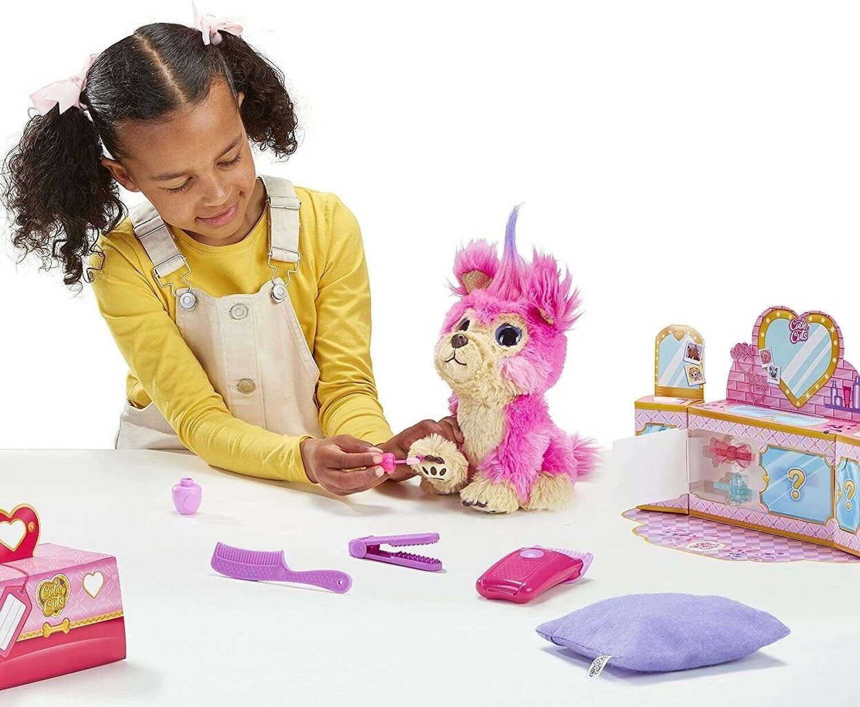 Interaktiivne pehme plüüsist kutsikas Moose Little Live Pets Cutie Cuts, roosa цена и информация |  Pehmed mänguasjad ja kaisukad | hansapost.ee
