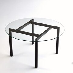 Кофейный столик Kalune Design Balance 2, черный цена и информация | Журнальные столики | hansapost.ee