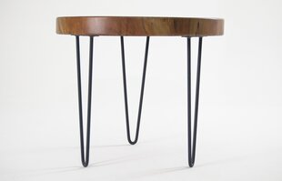 Журнальный столик Kalune Design Soloma, коричневое цена и информация | Журнальные столики | hansapost.ee