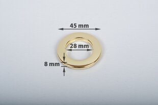 Кольца компрессионные для штор 28мм. цвет блестящего золота, 10 шт. цена и информация | Занавески | hansapost.ee