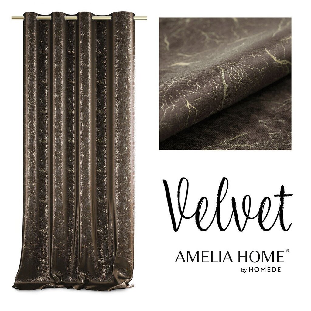 AmeliaHome kardin Velvet цена и информация | Kardinad | hansapost.ee