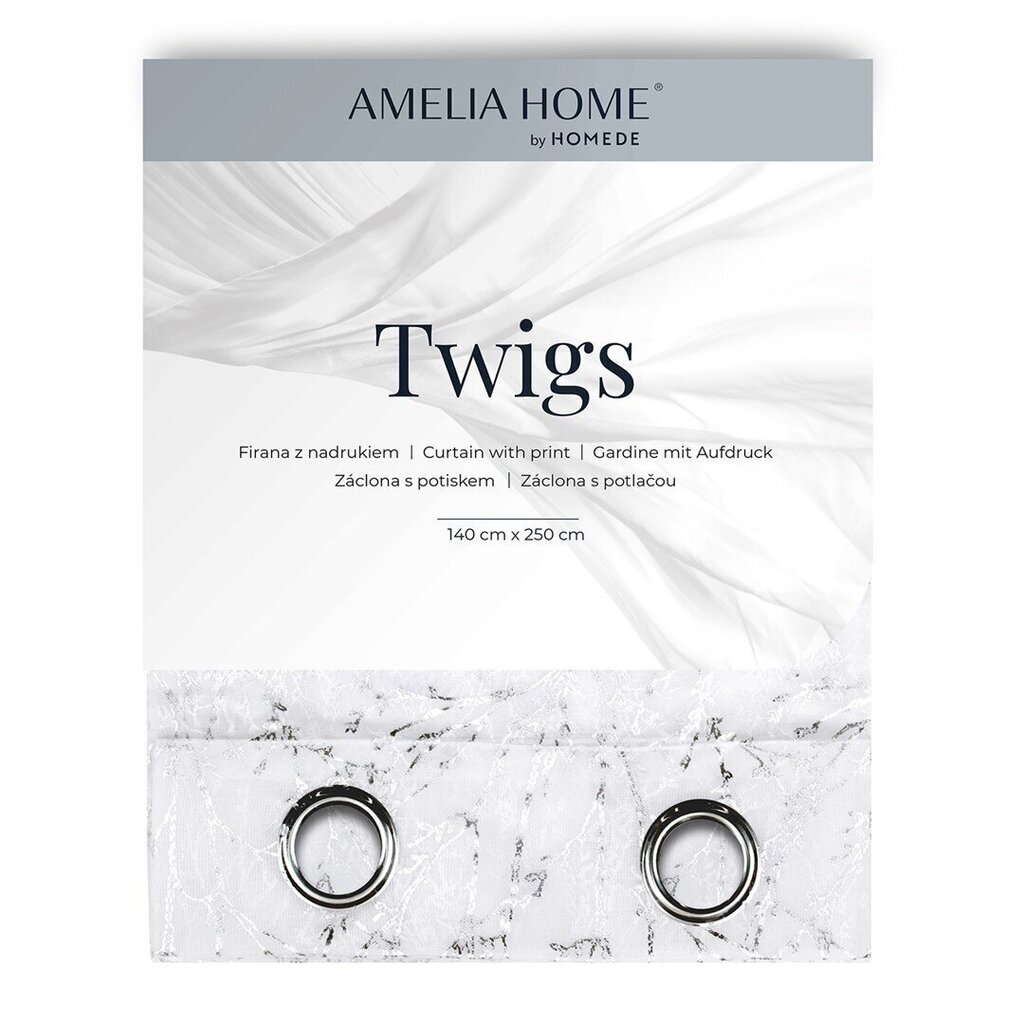 AmeliaHome kardin Twigs hind ja info | Kardinad | hansapost.ee