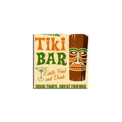 Reproduktsioon Tiki baar цена и информация | Настенные деревянные декорации | hansapost.ee