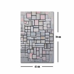Репродукция Composition 6 (Piet Mondrian) цена и информация | Настенные деревянные декорации | hansapost.ee