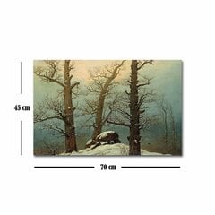 Reproduktsioon Cairn in Snow (Caspar David Friedrich) hind ja info | Seinapildid | hansapost.ee