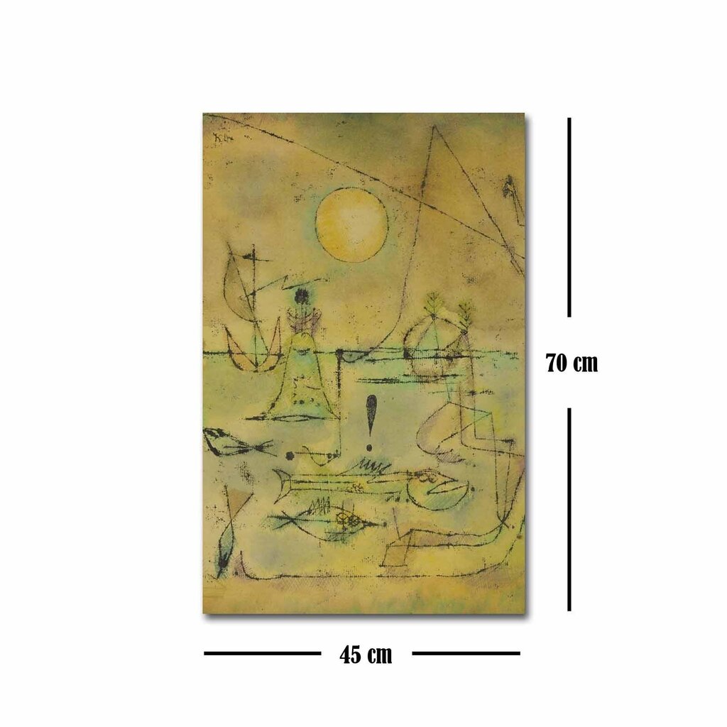 Reproduktsioon They're Biting (Paul Klee) цена и информация | Seinapildid | hansapost.ee