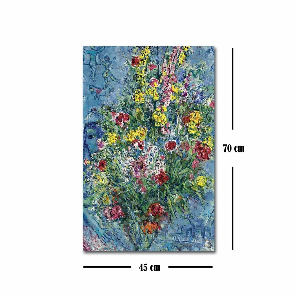 Reproduktsioon Lillekimp (Marc Chagall) hind ja info | Seinapildid | hansapost.ee